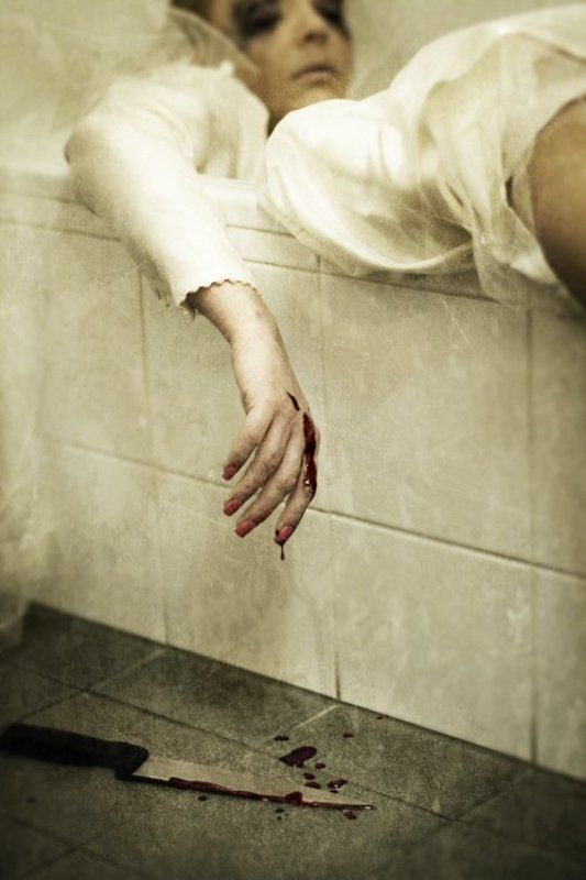 bride hotel blood creepy knife wedding Suicide Bridephoto preview