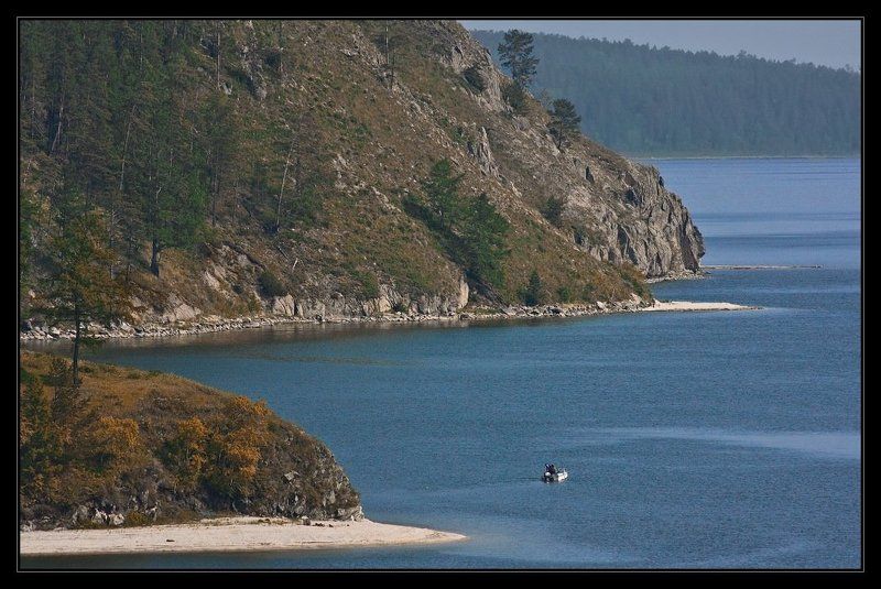 байкал, лодка, скалы ***photo preview