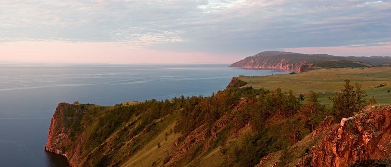 пейзаж, байкал, ольхон, рассвет, природа, озеро, скалы Рассвет на севере Ольхонаphoto preview