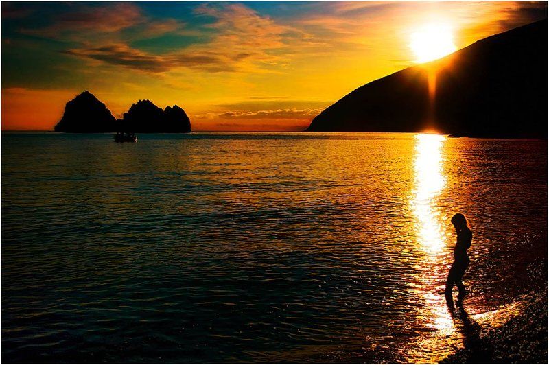 пейзаж, природа, море, восход Здравствуй солнышкоphoto preview