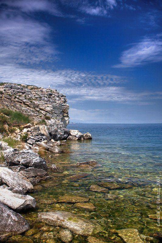 чайка. Автор: Лена озеро, байкал, остров, ольхон, скалистый, берег, чайка, Лена