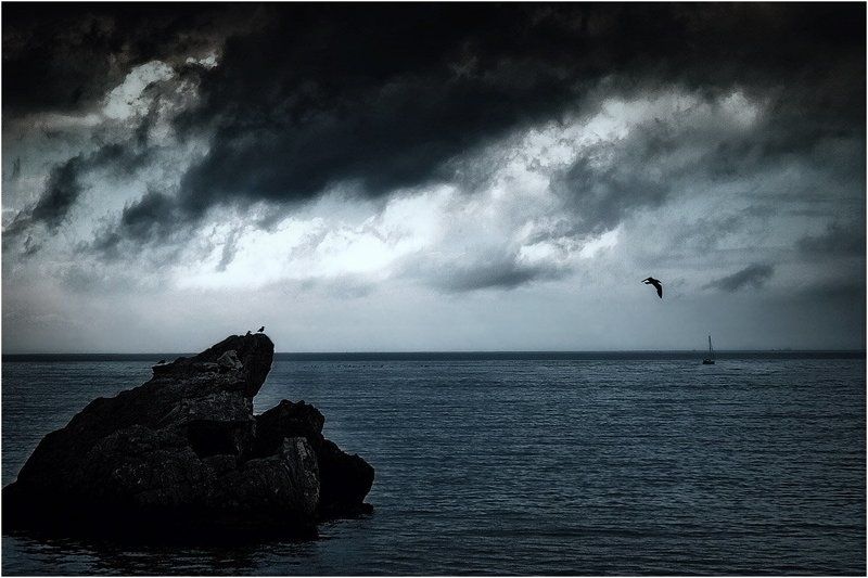 пейзаж, природа, море, Скоро штормphoto preview