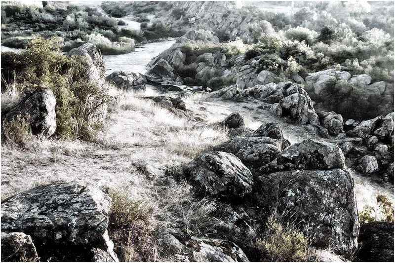 пейзаж, природа, река, скалы Гранитное платоphoto preview