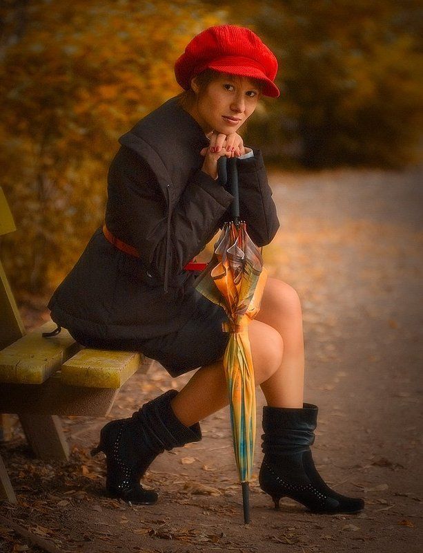 девушка, осень, природа, портрет, настроение Настоящая осеньphoto preview