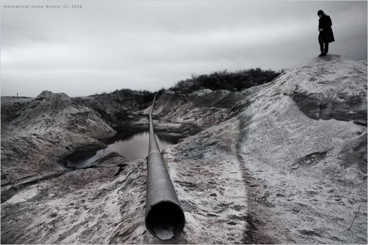 дюны, песок, осень, взгляды, Сборщик