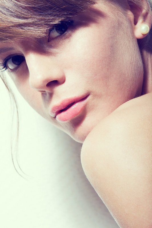 девушка, портрет, цвет, глаза, цифра *** фото превью