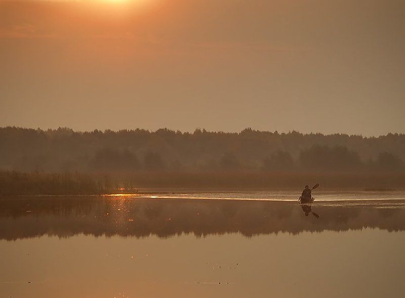 лодка, рассвет ***photo preview