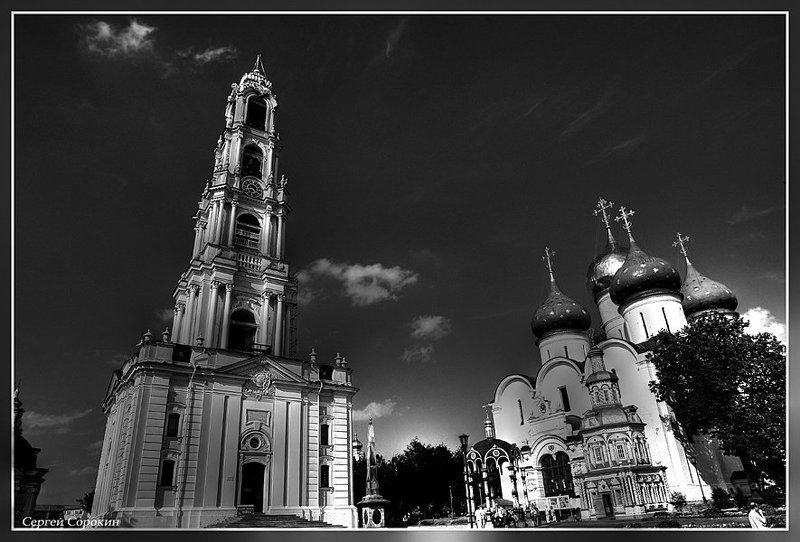 троица, лавра, сергиев посад. Непреодолимое стремление ввысь.photo preview