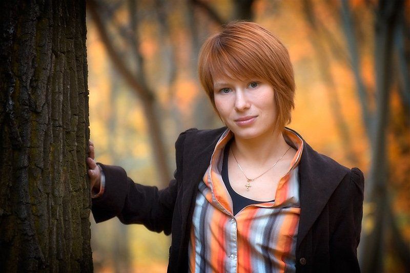 девушка, осень, природа, портрет, настроение А вот и ты...photo preview