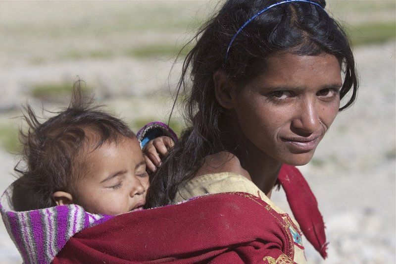 женщина, мать, ребенок,малый тибет, ……..photo preview