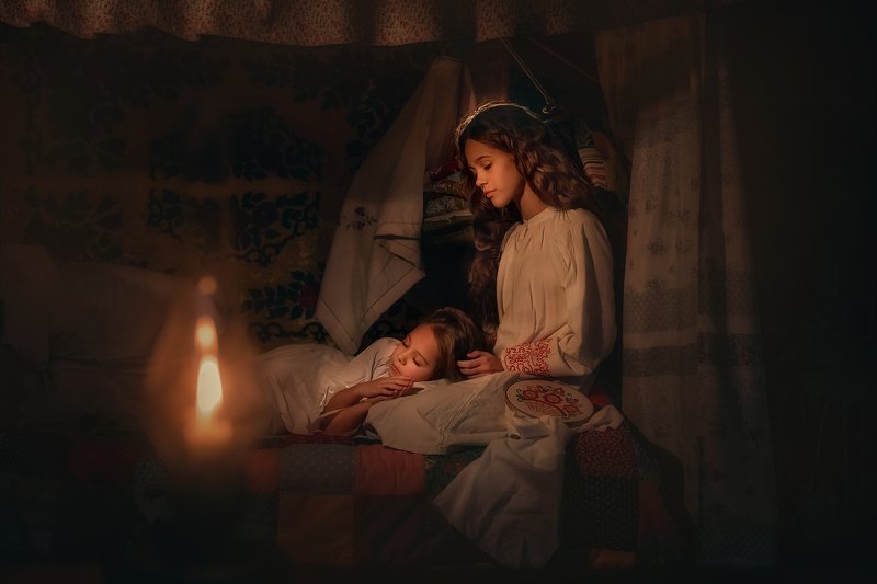 девочка, портрет, сказка, деревня Сестрыphoto preview