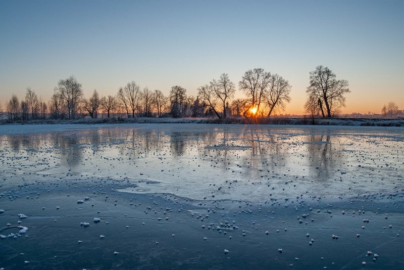 утро, вечер, мороз, озеро, монастырь, церковь, рассвет, заказ, лёд, снег ***photo preview