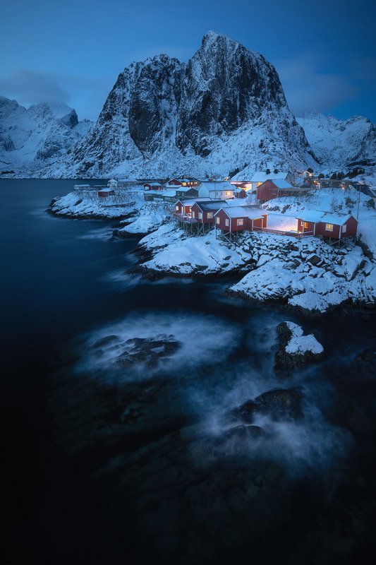 lofoten,norway,winter Night over Lofotenphoto preview