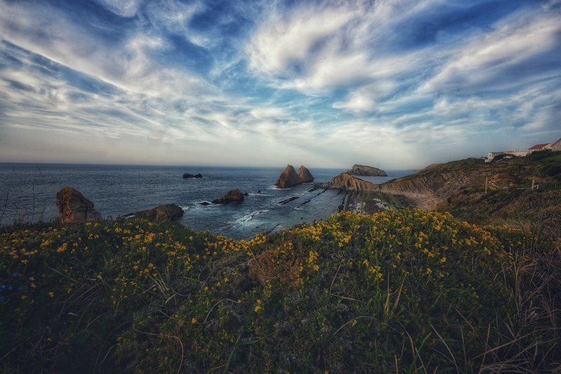 испания, бискайское побережье, бискайский залив, атлантика, океан, скалы Испанские зарисовкиphoto preview