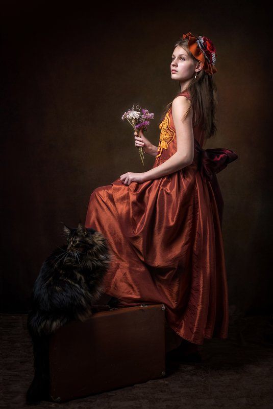 фотокартина, женский портрет, жанровый портрет, художественный портрет Полианнаphoto preview