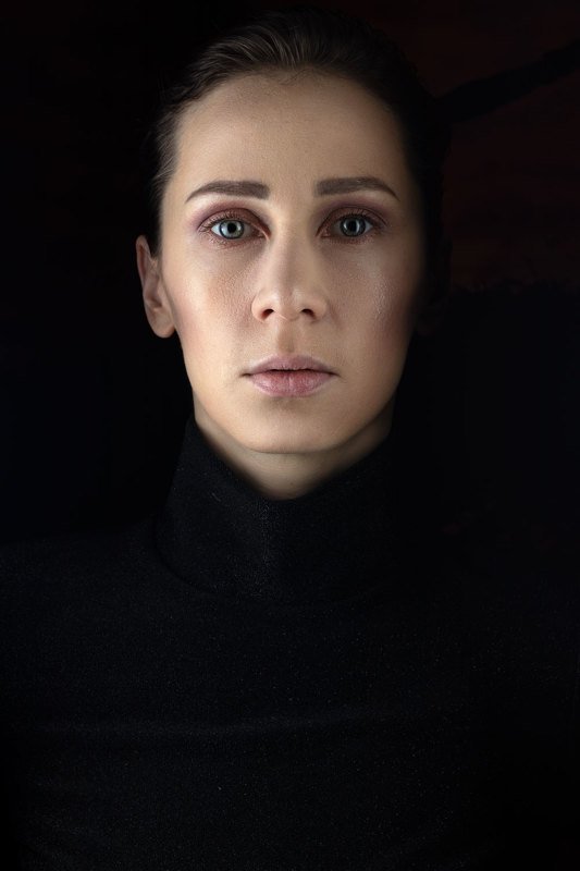 One Person, Photography, Serious, Portrait, Mid Adult Women, Vertical, lady, face, eyes, black, Марияphoto preview