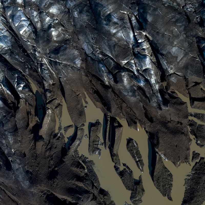 аэрофотосъёмка,iceland,абстракция,тающий ледник vatnajokull glacier gangrene.....photo preview