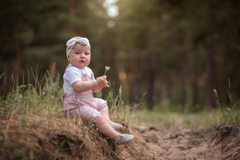 девочка, малышка, ребенок, портрет, прогулка, лес, парк, природа, лето, солнце, свет, закат Юля.photo preview