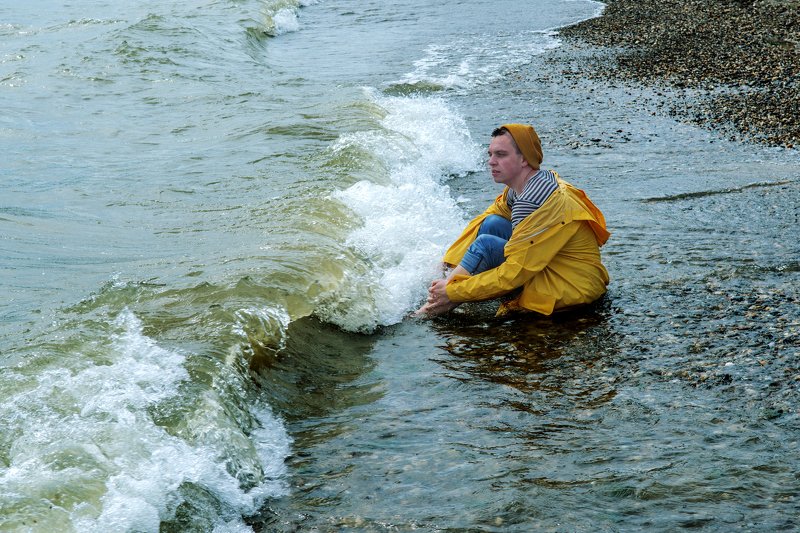 море небо облака моряк мужской портрет мечта морской ветер мужчина  как я не стал морякомphoto preview