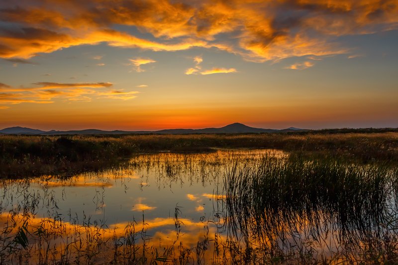Приморский край, пейзаж Пламени заката..photo preview