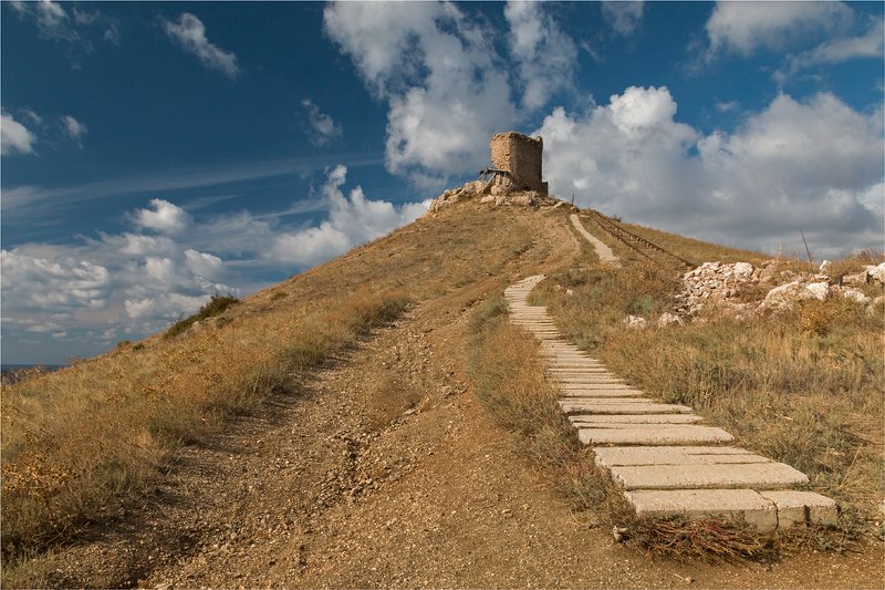 крым, балаклава, руины, крепость ***photo preview