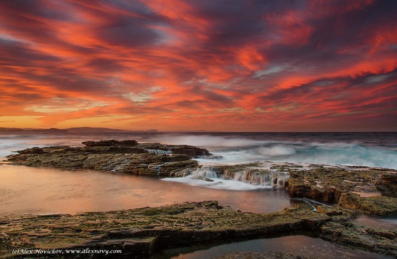 Australia, Seascape, Sunset, Sydney A drama in the skyphoto preview