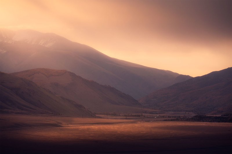 Облачно в Курайской степи. Алтайphoto preview