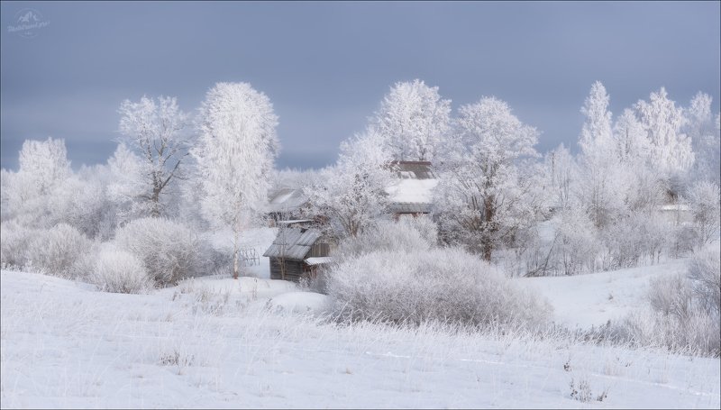 псков, изборск, зима, россия Просто зима ..photo preview
