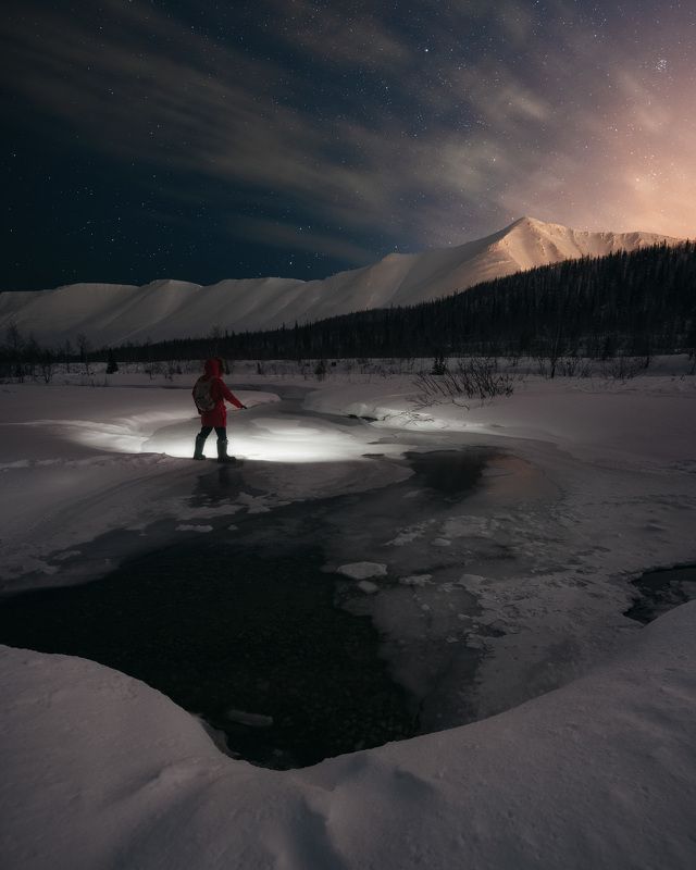 Измеряю глубину рек на Крайнем Севереphoto preview