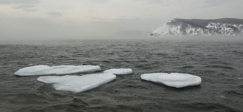 исток, ангары, байкал, зимний, лёд Из серии \