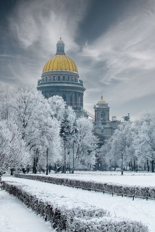зима, город, собор, день ---photo preview