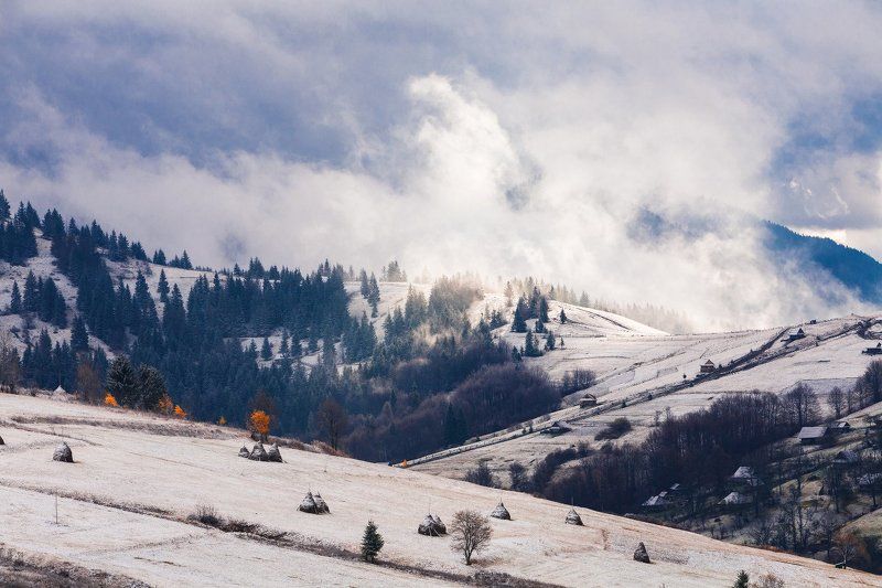 карпаты, утро, первый, снег, горы ПЕРВОЕ УТРО ПЕРВОГО СНЕГА. /серия/photo preview