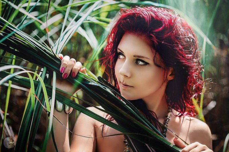 портрет, девушка, природа, фотошоп Юляphoto preview