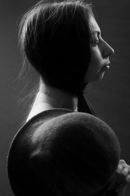 черно-белая фотография, художественная фотография, автопортрет, автопортретphoto preview