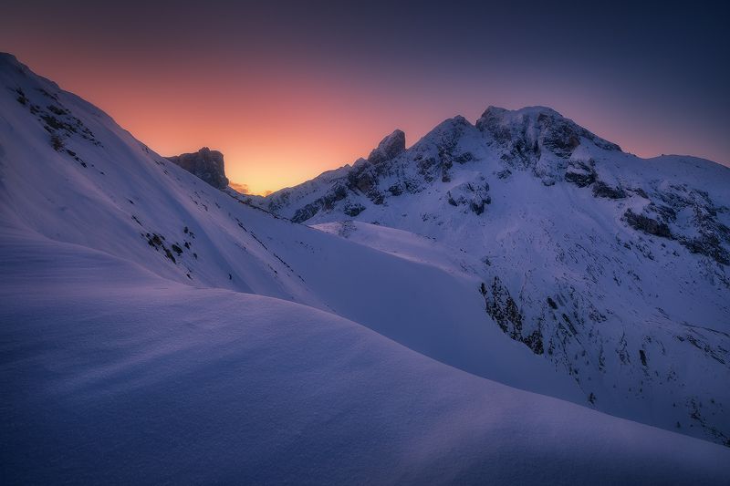 paso, giau, italy, dolomiti, winter, snow, mountain  passo giauphoto preview