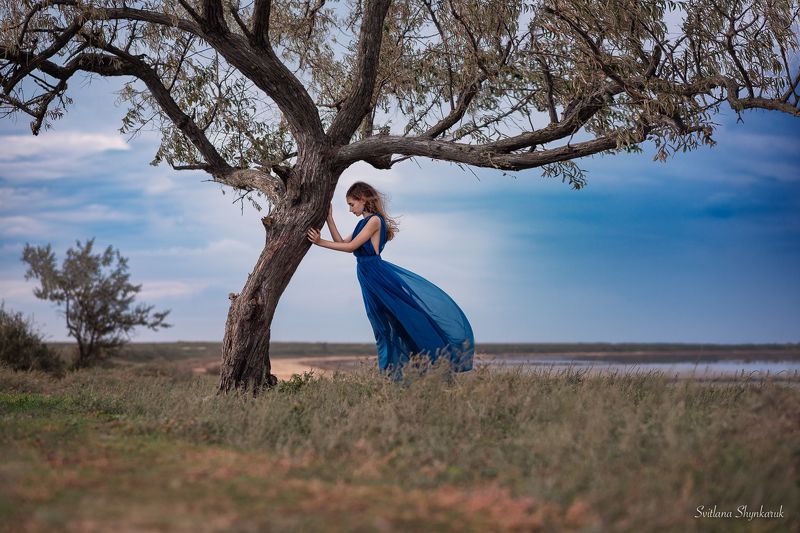 portrait, fragile, portrait, emotion, soul, tree, nature, art, philosophic Two souls, or rather onephoto preview