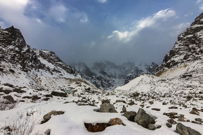 горы, альпинизм, кавказ, ледники a hard land...photo preview