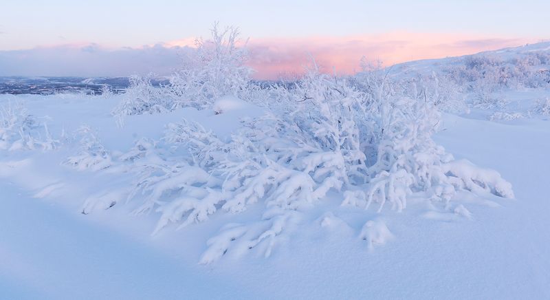 Мурманск От рассвета до заката на вершине горы Солнечная фото превью