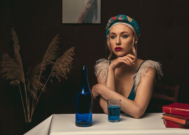 студия, портрет, абсент Absinthe moodphoto preview