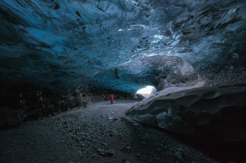 пейзаж,iceland,vatnajokull Inside the glacier...photo preview