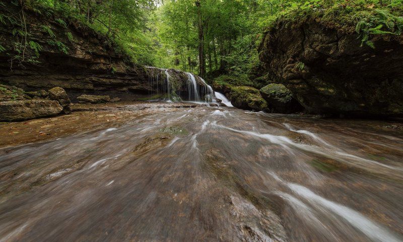 горы, кавкакз, река , водопад , мезмайка НА РЕКЕ МЕЗМАЙКАphoto preview
