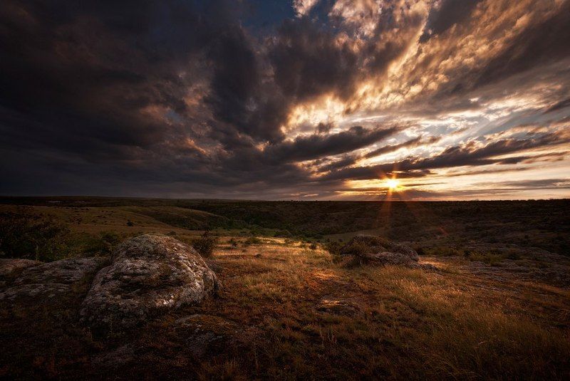 Закат в Актовском каньонеphoto preview