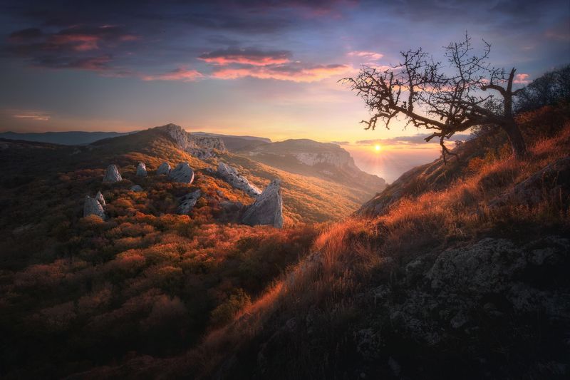 храм солнца, крым, ласпи, осень, рассвет Храм Солнцаphoto preview