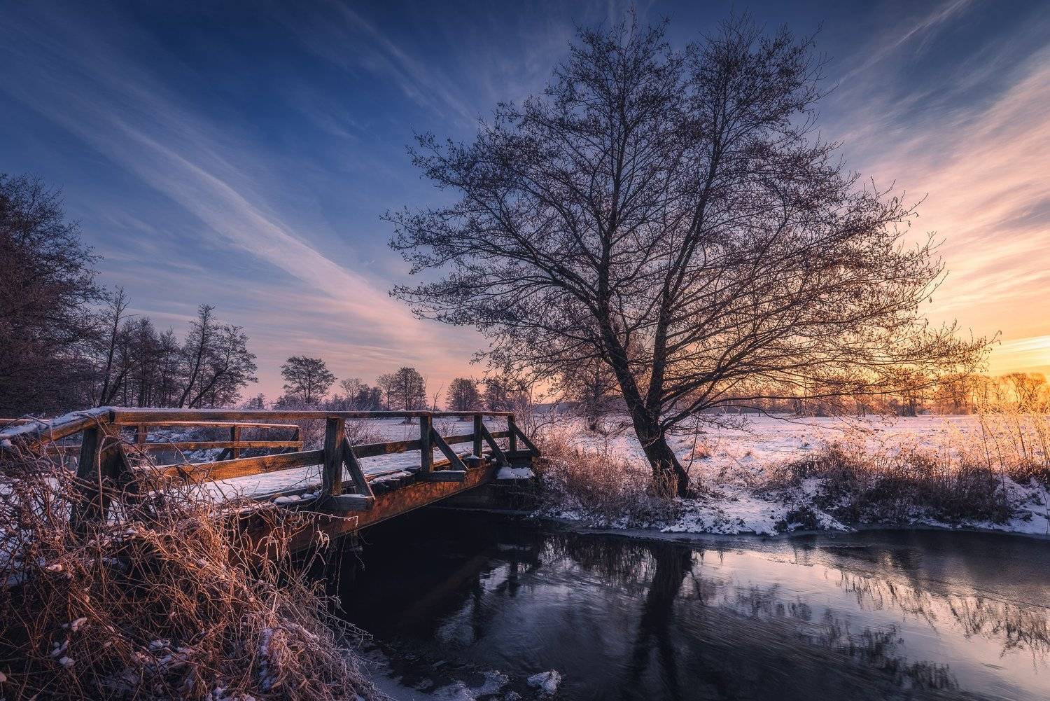 #sunrise #river #morninglight #winter #poland #sunnyday #morning, Michał Tomczak