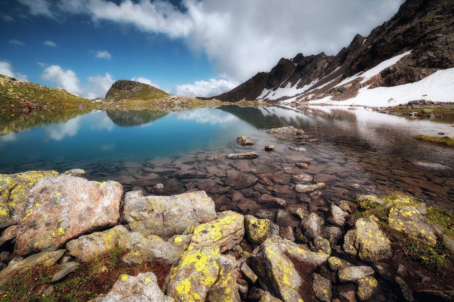 Один день на Софийском озере. Автор: Tania Leschinskaya горы, озеро, горное озеро, архыз, кавказ, пейзаж, Tania Leschinskaya
