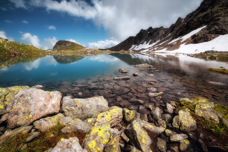 горы, озеро, горное озеро, архыз, кавказ, пейзаж Один день на Софийском озереphoto preview