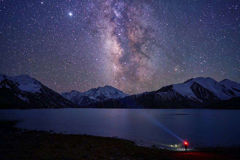 pamirs, tajiksitan, milky way, mountains, night, sky, таджикистан, памир The Night Skies of Pamirsphoto preview