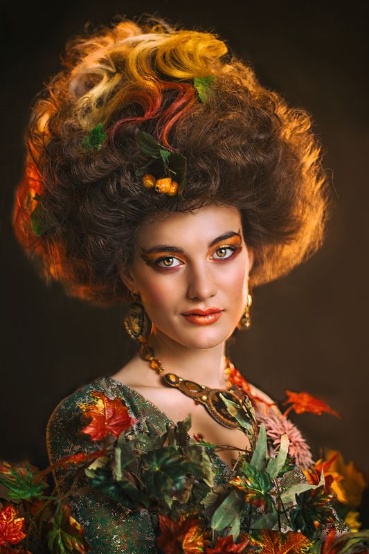 дева, женский портрет, virgo, осень, сказочная фотосессия Virgophoto preview