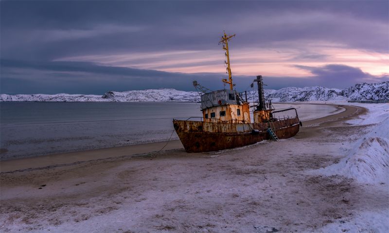 природа, пейзаж, север, кольский, панорама, природа россии, дикая природа, закат, свет, облака, вечер, тундра Экспонатphoto preview