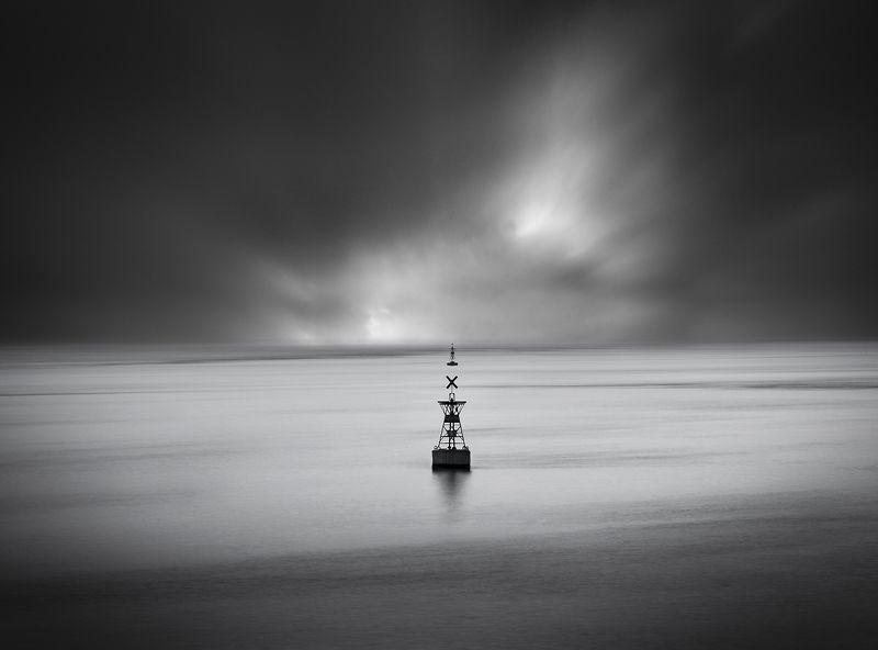 Landscapes,black & white,Travel,China,Wenzhou,Navigation mark Navigation markphoto preview